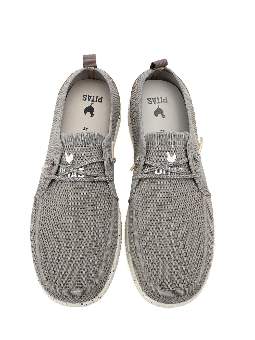 Wallabi Fly gewaschen Taupe Pitas Grau