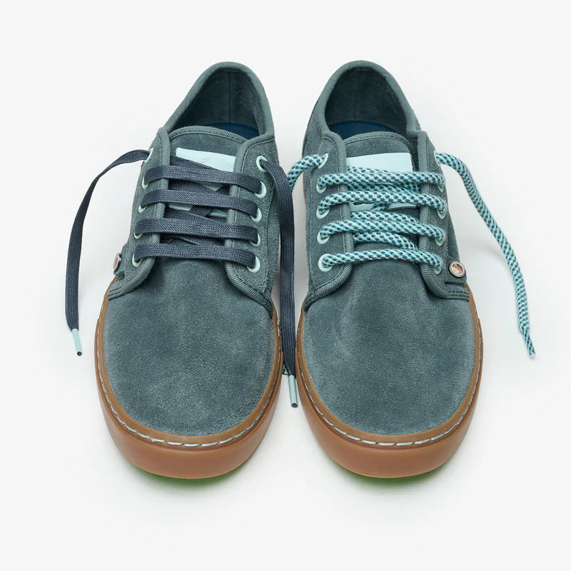 Heisei Wildleder Black Sand/Grau (Farbe Blau)