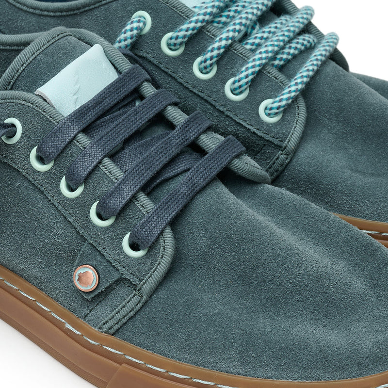 Heisei Wildleder Black Sand/Grau (Farbe Blau)