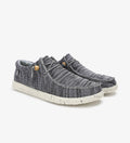 Wallabi gestrickte Pitas Grau Schwarz