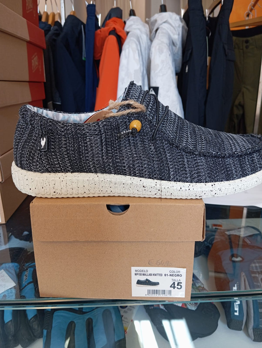 Pitas wallabi knitted 01 negro- Wp 150