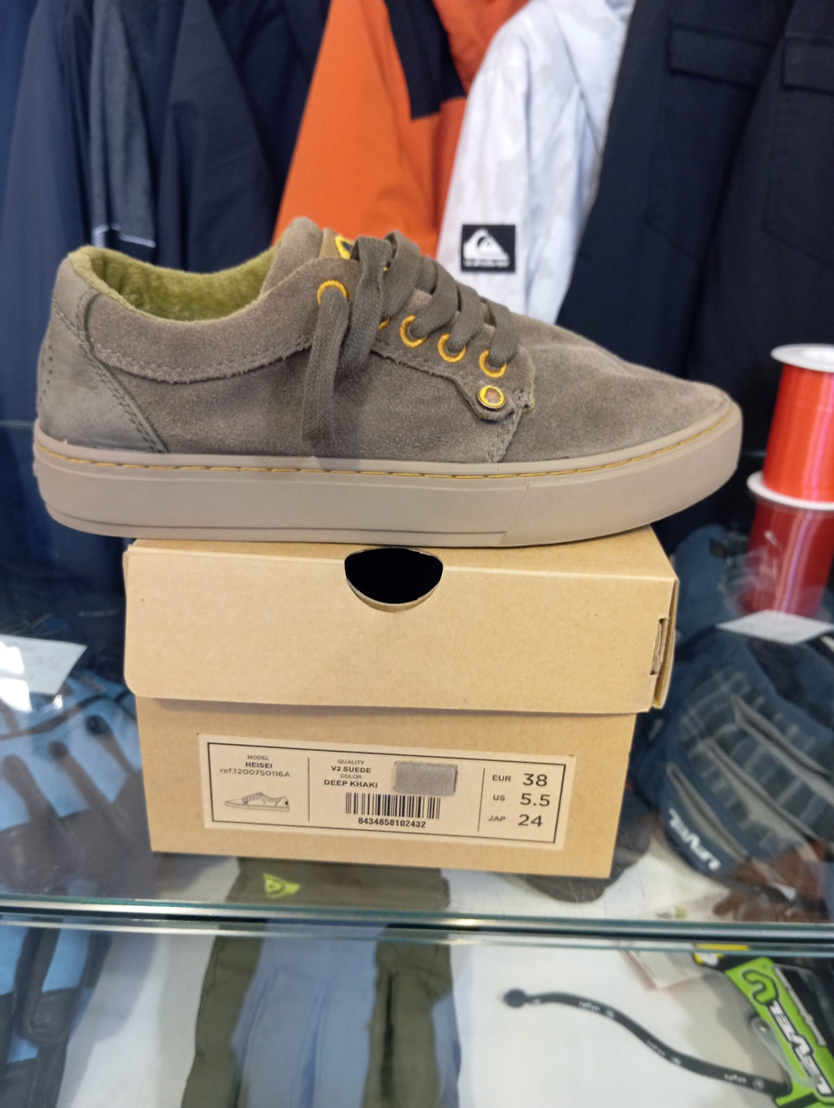 Heisei V2 Suede Deep Khaki Satorisan