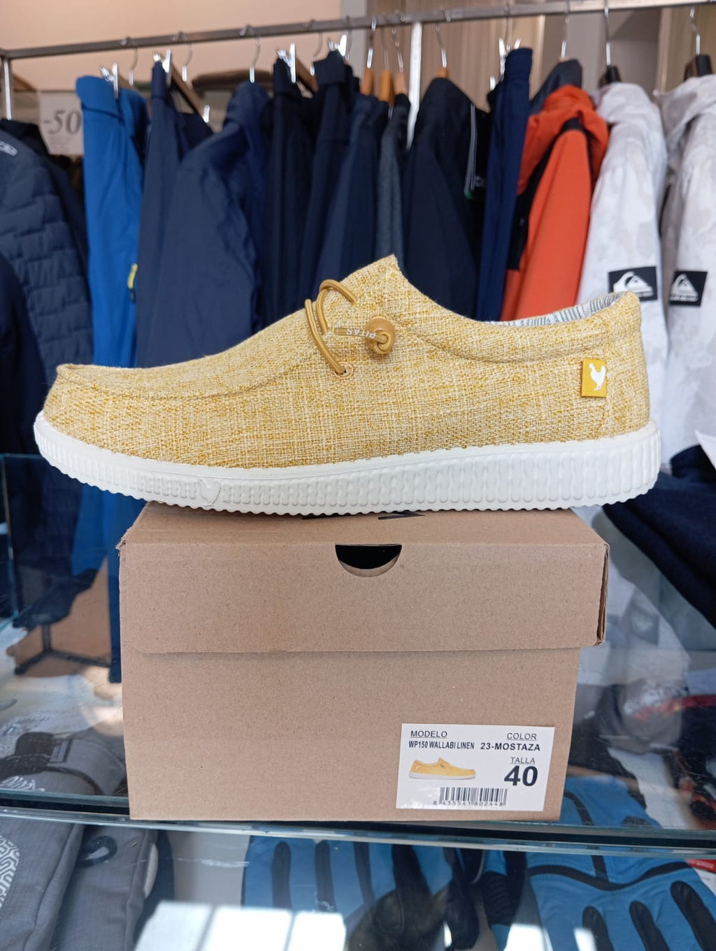 Pitas Wallabi Linen 23 Mostaza wp150