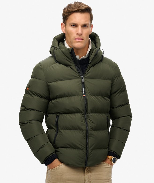 Sports Hooded Padded Jacket
