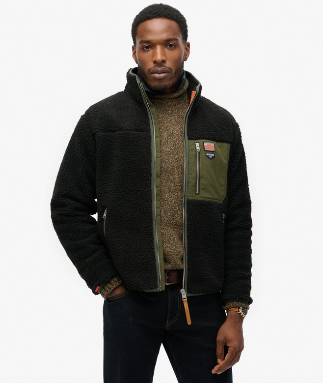 Polaire zippée intégrale Vintage Rétro